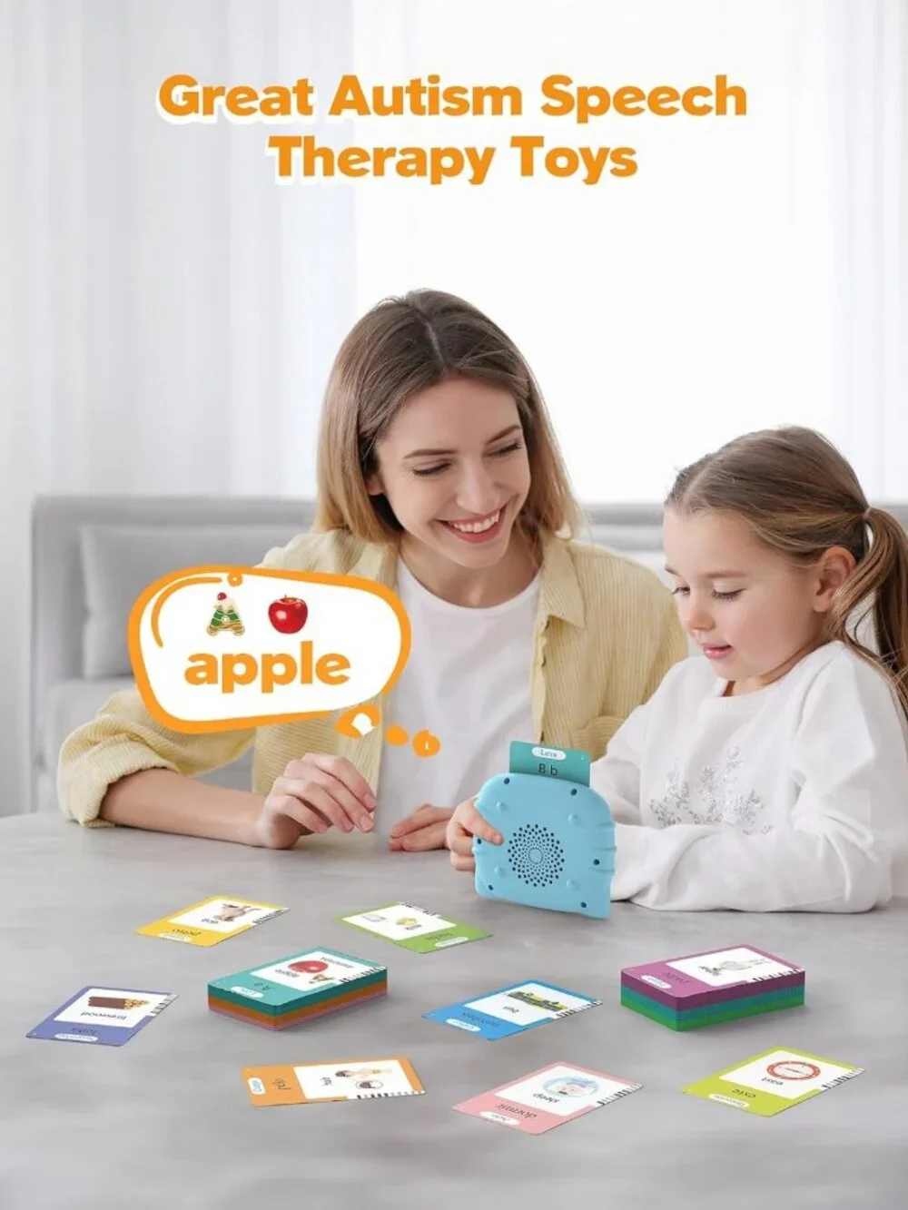 Bilingual Talking Flash Cards for Toddlers | 510 Words in Spanish & English